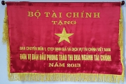 Cờ thi đua Bộ Tài chính 2013 - Ban 1